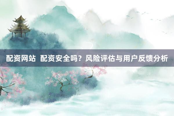配资网站  配资安全吗？风险评估与用户反馈分析