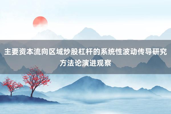 主要资本流向区域炒股杠杆的系统性波动传导研究方法论演进观察